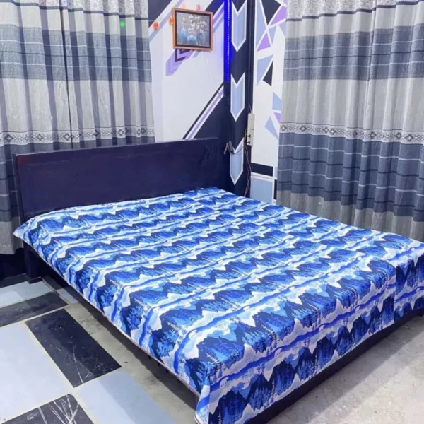 Winter Tree | 7*8 Feet | King Size | 100% Waterproof Bedsheet