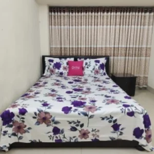 Luxury Twill Cotton King Size Bedsheet With Pillow Cover & Side Pillow Cover