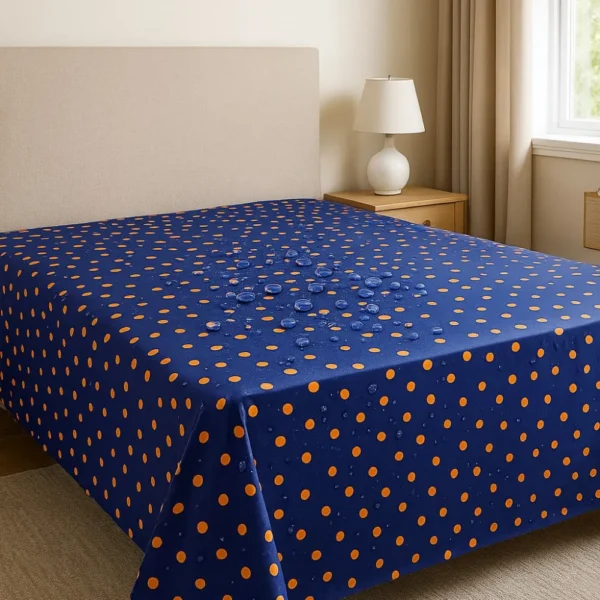 Mini Ball | 7*8 Feet | King Size | 100% Waterproof Bedsheet
