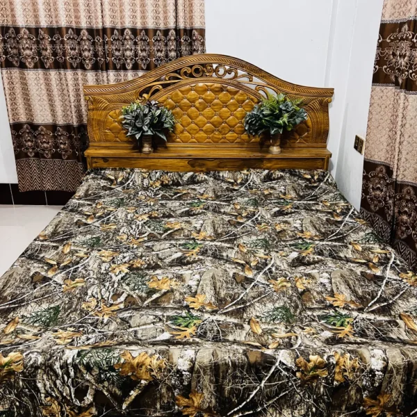 Realtree | Soft Fabrics | 7*8 Feet | King Size | 100% Waterproof Bedsheet