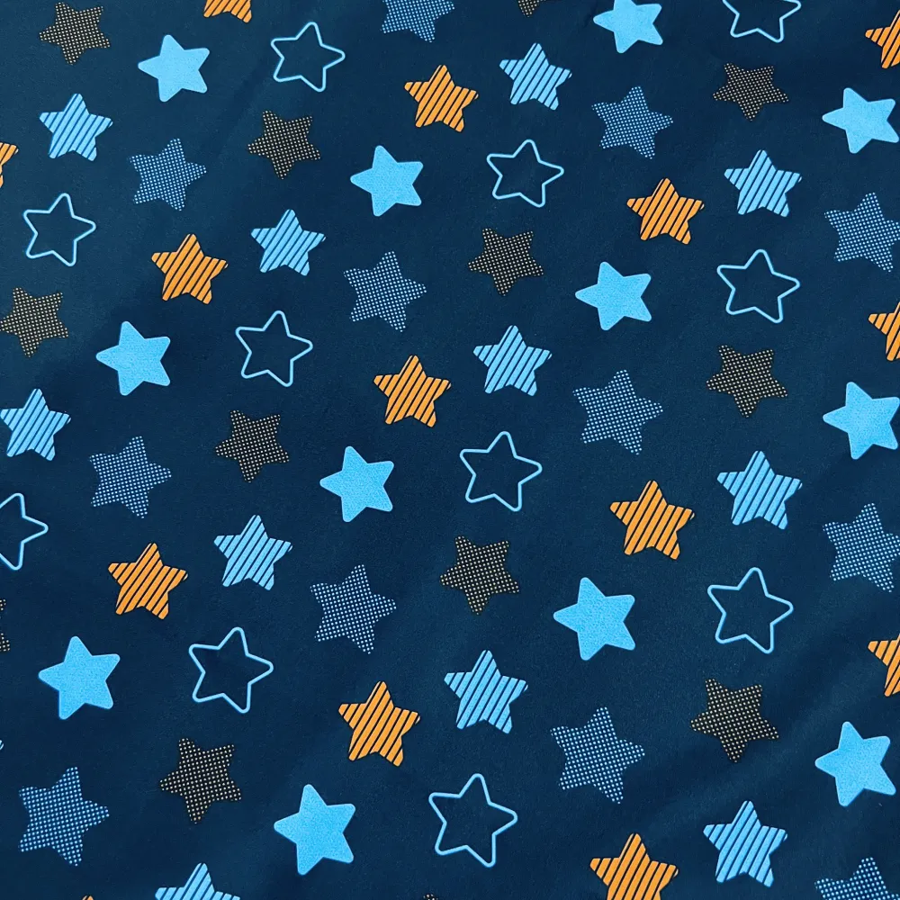Star Carnival | 7*8 Feet | King Size | 100% Waterproof Bedsheet