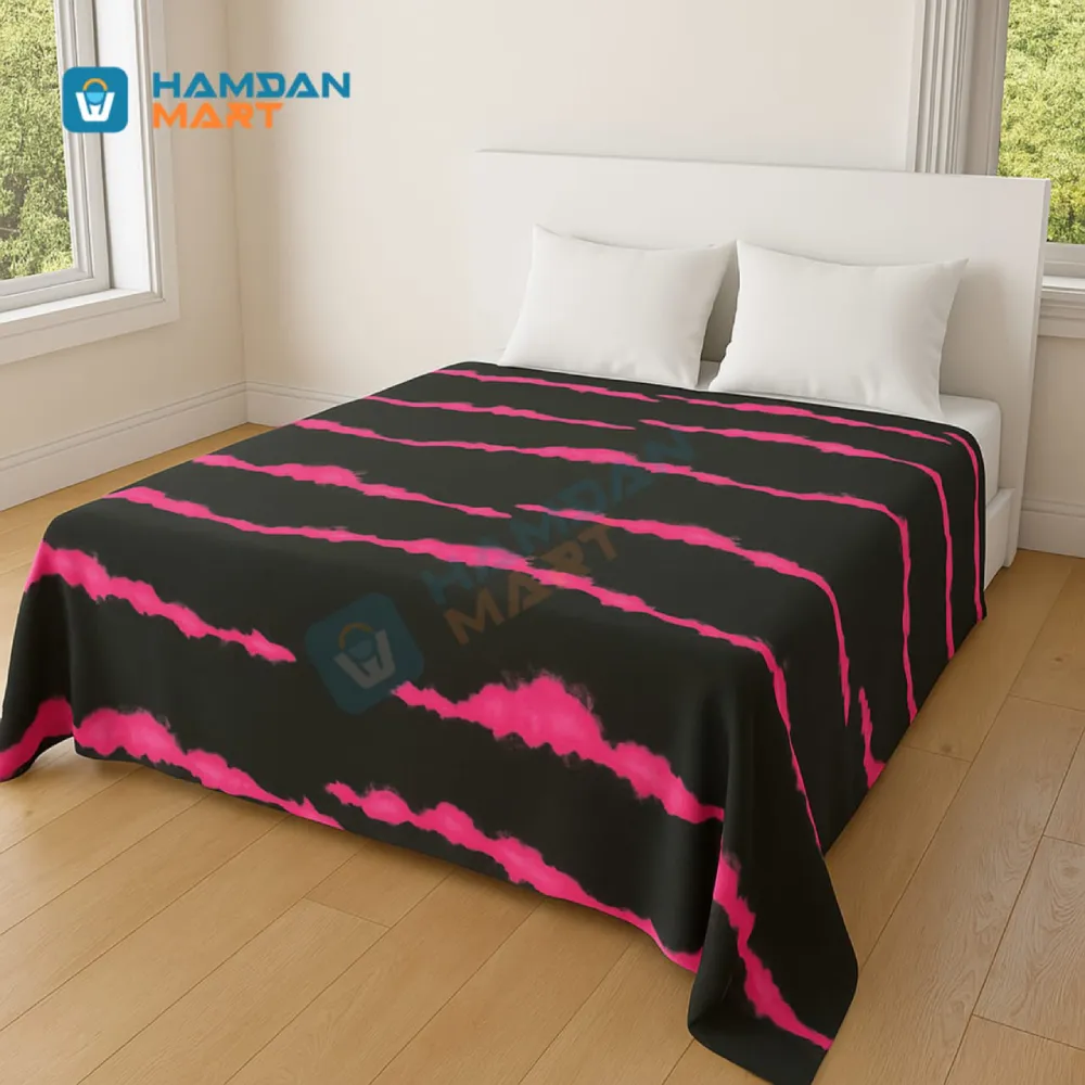 Pink Horizon | 7*8 Feet | King Size | Soft fabrics & 100% Waterproof