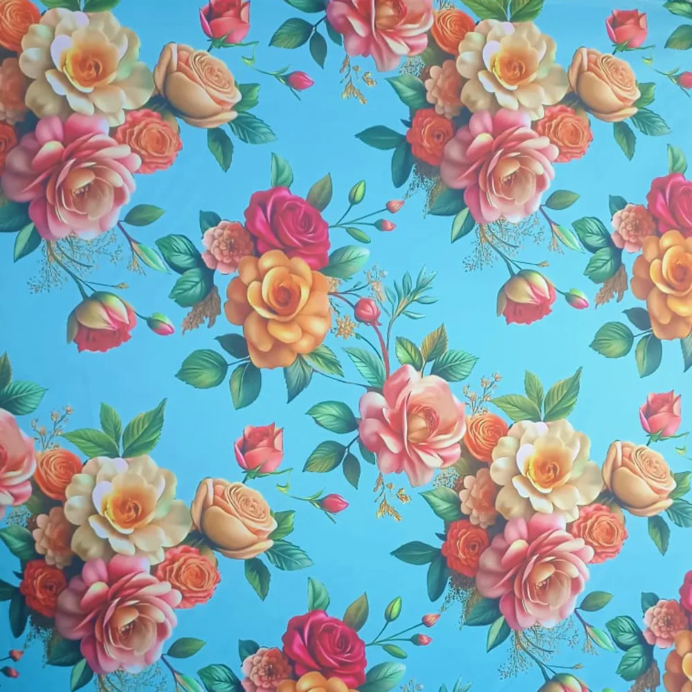 Bloomora 3D Pinted | 6*7 Feet | Double Size | 100% Waterproof - Image 2