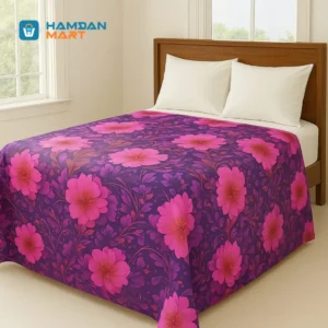 Perplush 3D printed | 7*8 Feet | King Size | 100% Waterproof