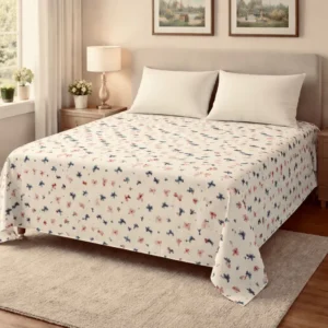 Fluttera | 7*8 Feet | King Size | Soft & 100% Waterproof Fabrics