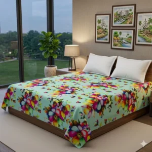 Meadow 3D Pinted | 6*7 Feet | Double Size | 100% Waterproof