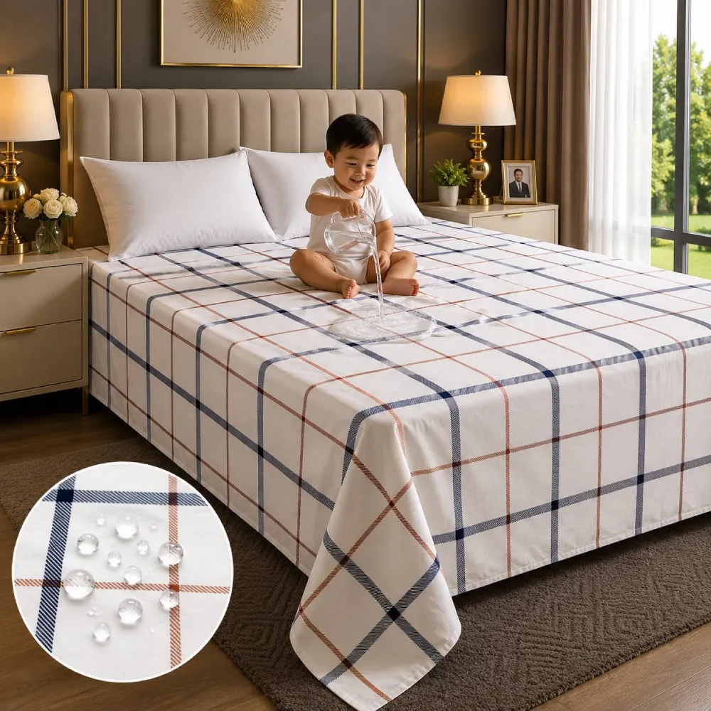 GridNest | 6*7 Feet | Double Size | Soft & 100% Waterproof Fabrics