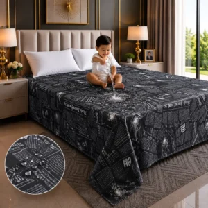 Noir | 5*7 Feet | Single Size | 100% Waterproof