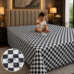 Slate | 7*8 Feet | King Size | 100% Waterproof Bedsheet